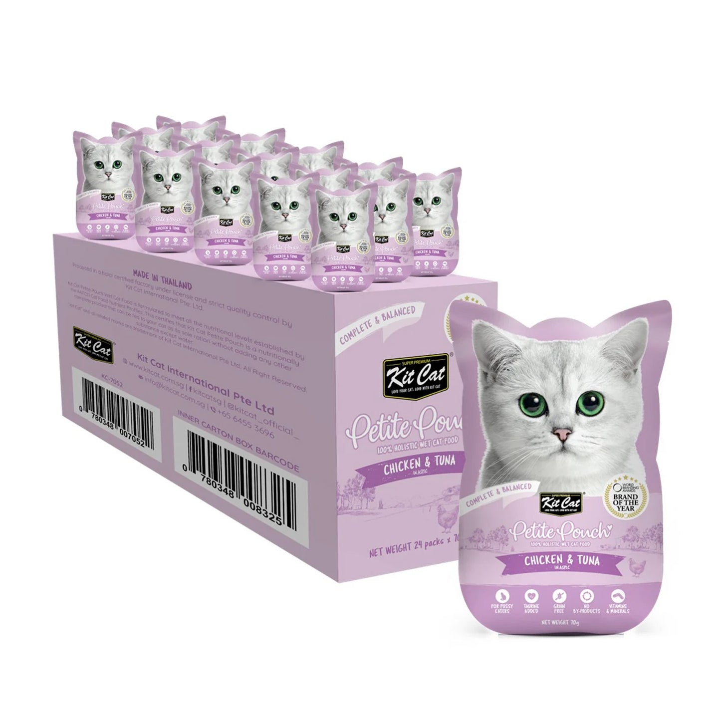 Kit Cat Petite Pouch 70g – Chicken & Tuna