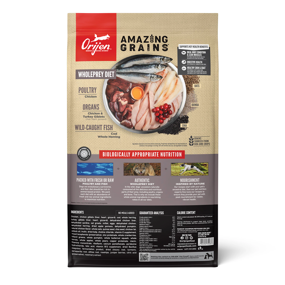 Orijen Amazing Grains™, Fit & Trim - Dog (11.4kg)