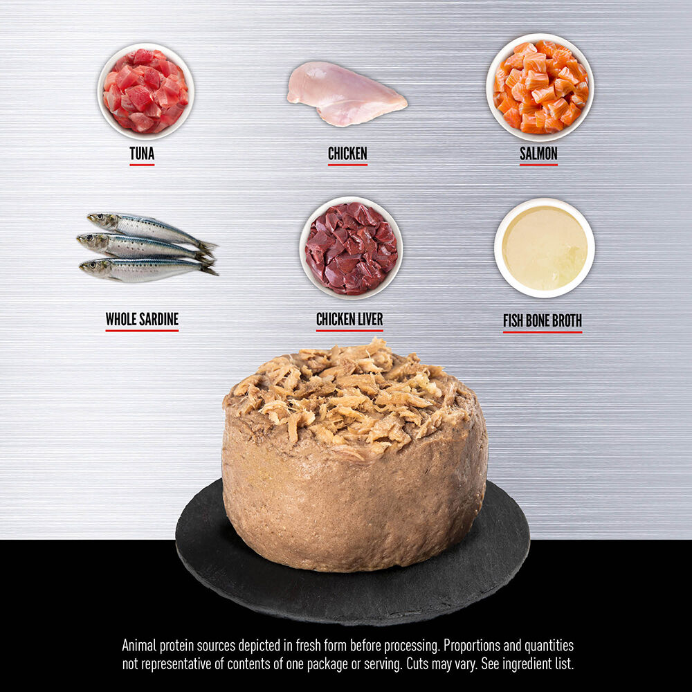 Orijen Tuna, Salmon & Beef Entrée Wet Cat Food - Adult