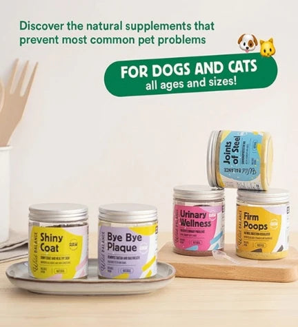 Wild Balance Urinary Wellness Supplement for Dogs & Cats