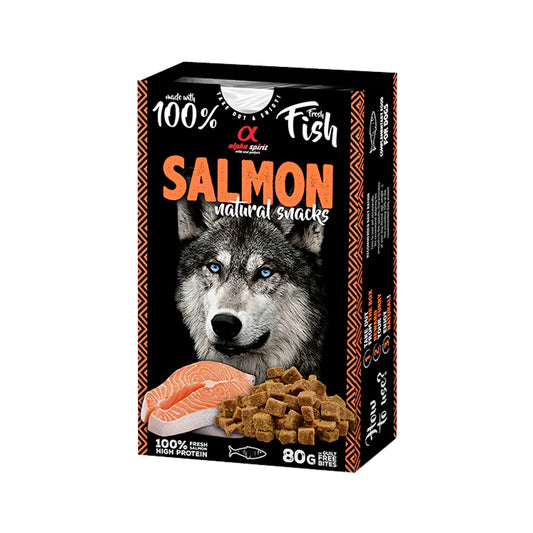 Alpha Spirit Natural Snacks for Dogs – Salmon (80g)
