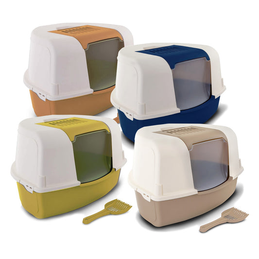 Toilet Ariel Corner Litter Tray and Scoop