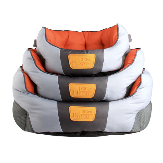 Gigwi Place Soft Bed Canvas TPR - Red & Orange