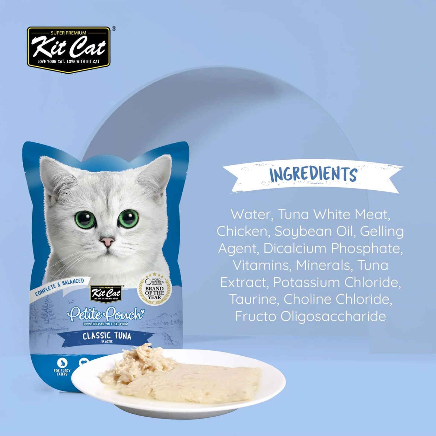 Kit Cat Petite Pouch 70g – Classic Tuna