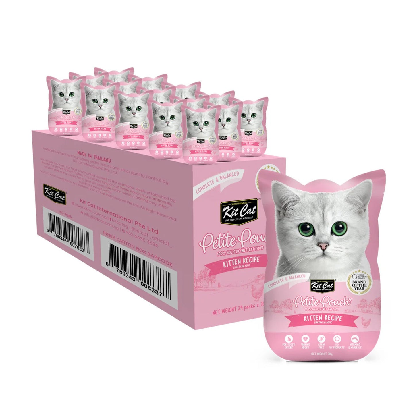 Kit Cat Petite Pouch 70g – Kitten Chicken