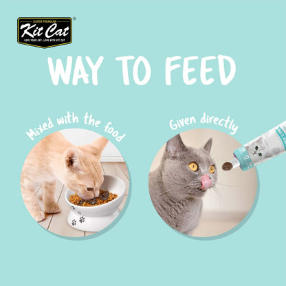 Kit Cat Daily Nutritional Supplement Gel For Cats & Kittens- Weight Gain (120g)