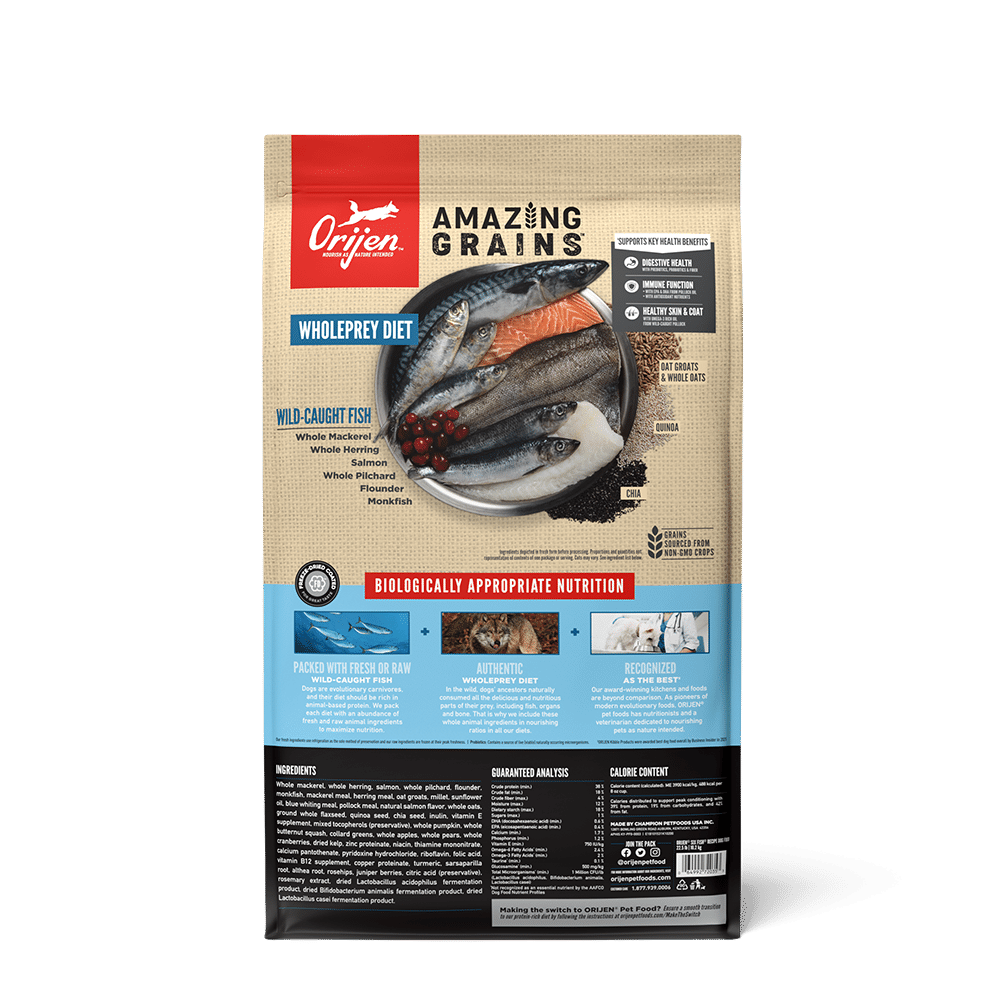 Orijen Amazing Grains™, Six Fish - Dog (11.4kg)