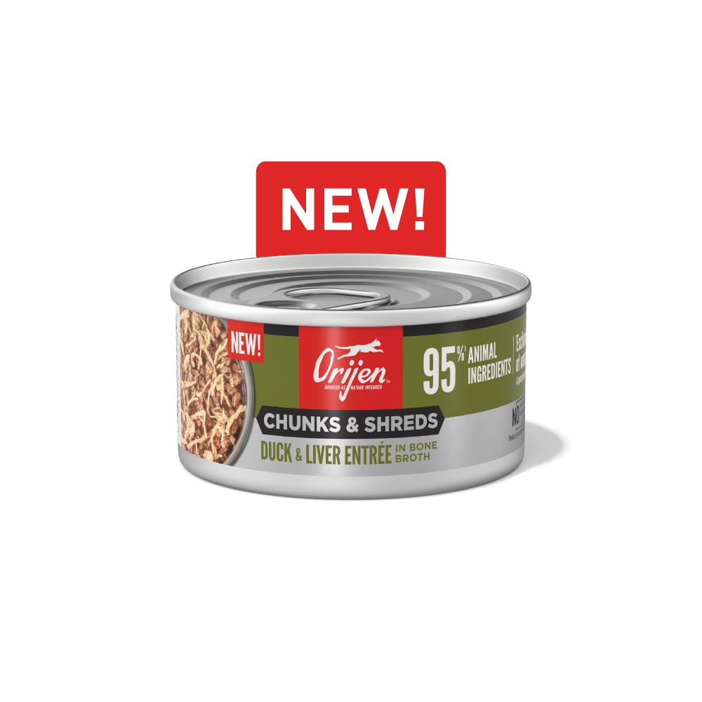 Orijen Chunks & Shreds, Duck & Liver Entrée - Adult