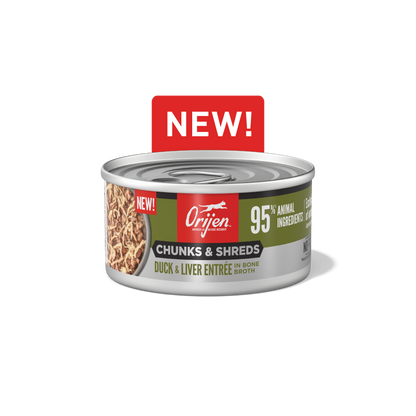 Orijen Chunks & Shreds, Duck & Liver Entrée - Adult