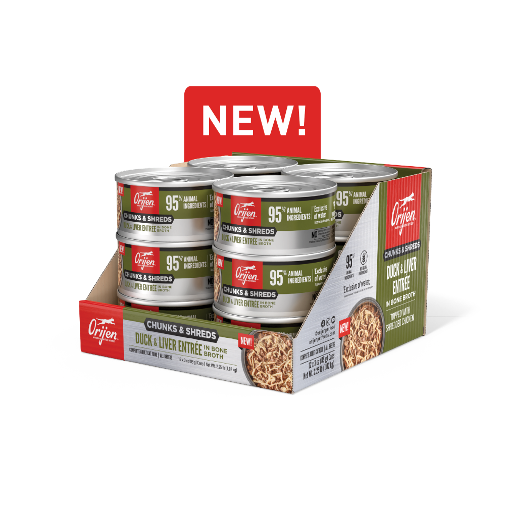 Orijen Chunks & Shreds, Duck & Liver Entrée - Adult