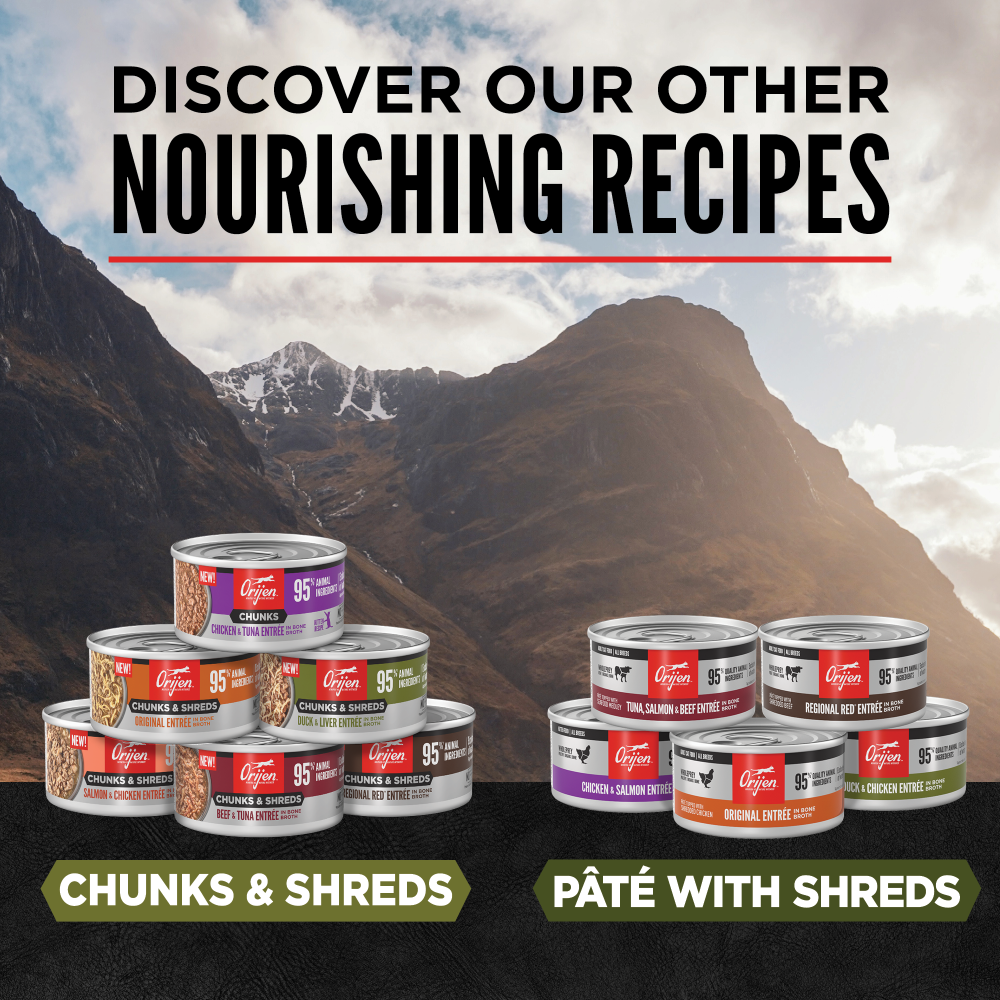 Orijen Chunks & Shreds, Duck & Liver Entrée - Adult