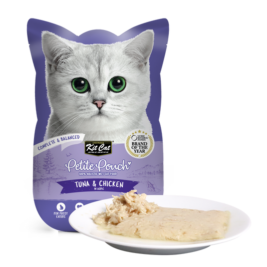 Kit Cat Petite Pouch 70g – Tuna & Chicken