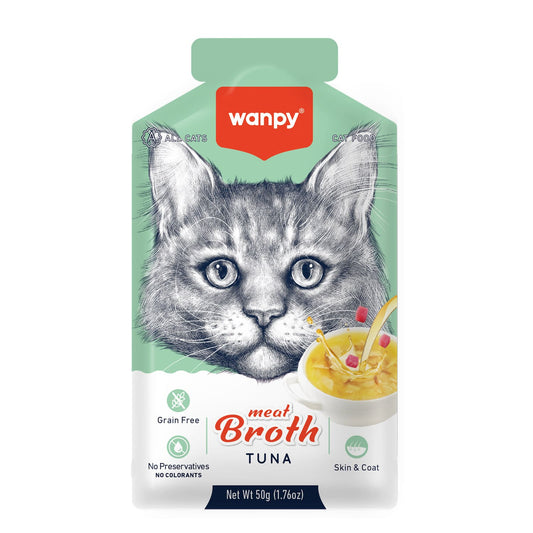 Wanpy Meat Broth Tuna for Cats (50g)